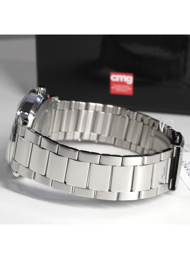 CASIO Mens White Dial Stainless Steel Watch - MTP-E335D-7EVDF - Image 3